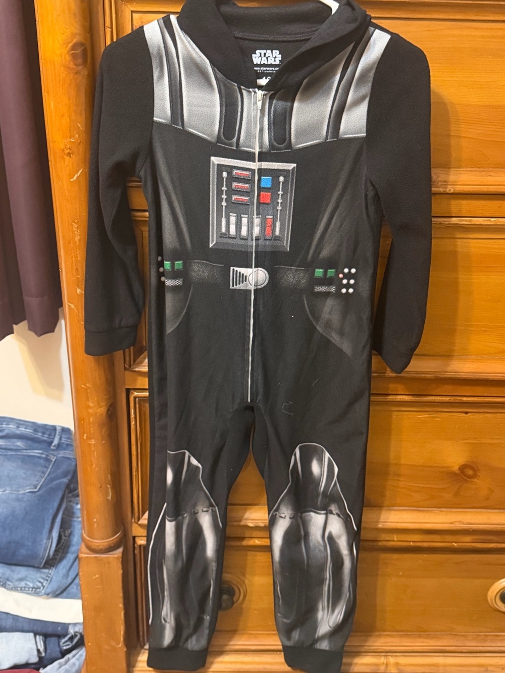 Star Wars Black Darth Vader Kids Onesie Pajamans